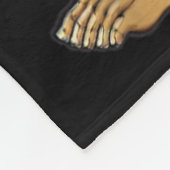 Funny Bigfoot Jagd Ostereier Fleecedecke (Ecke)