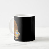Funny Bigfoot Jagd Ostereier Kaffeetasse (Vorderseite Links)