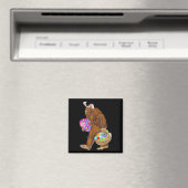 Funny Bigfoot Jagd Ostereier Magnet (In Situ (Geschirrspüler))