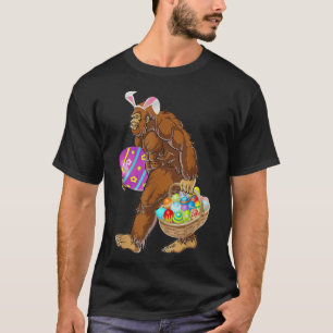 Funny Bigfoot Jagd Ostereier T-Shirt