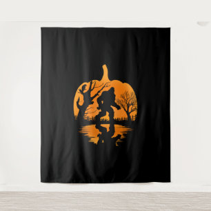 Funny Bigfoot Lover Halloween-Geschenk - Halloween Wandteppich