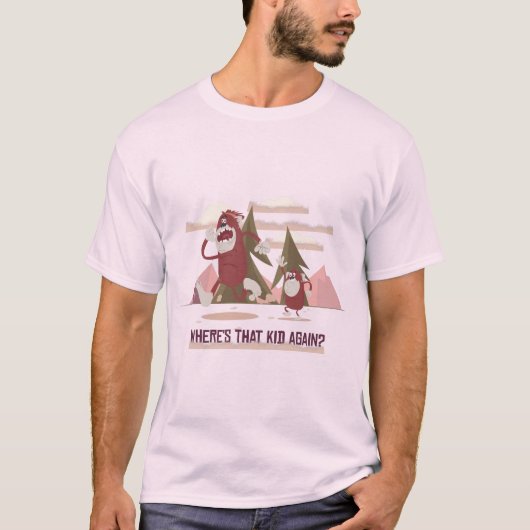 Funny Bigfoot Mama T-Shirt (Vorderseite)