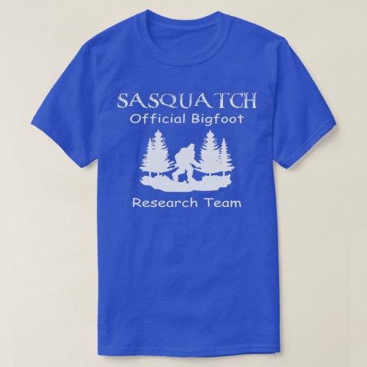 Funny Bigfoot Outdoor Sasquatch Research Team Offi T-Shirt (Design vorne)