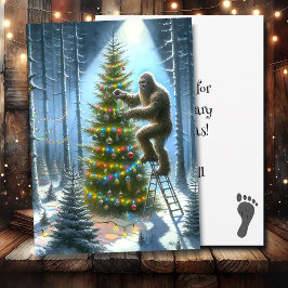 Funny Bigfoot Personalisiert Weihnachten