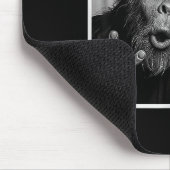 Funny Bigfoot Photobooth With Santa Christmas Xmas Mousepad (Ecke)