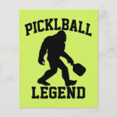 Funny Bigfoot Pickleball Legend Flyer (Vorne)