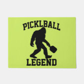 Funny Bigfoot Pickleball Legend Fußmatte (Vorderseite)