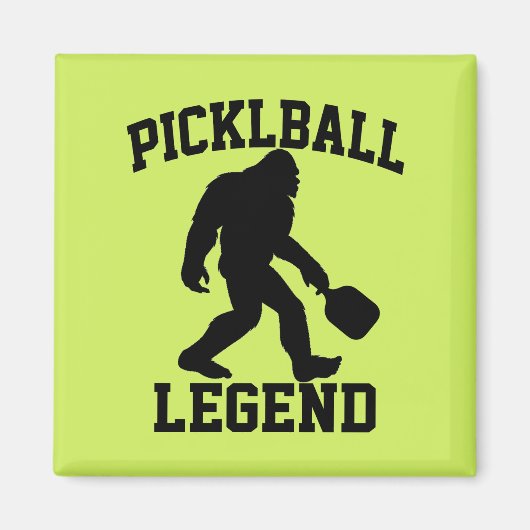 Funny Bigfoot Pickleball Legend Magnet (Vorne)