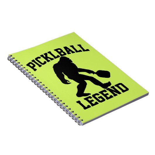 Funny Bigfoot Pickleball Legend Notizblock (Rechte Seite)