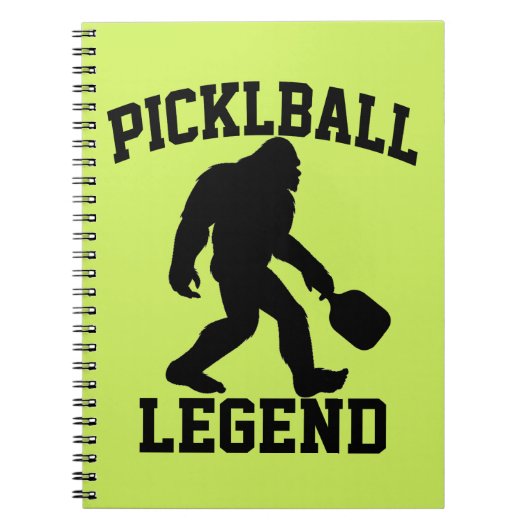 Funny Bigfoot Pickleball Legend Notizblock (Vorderseite)