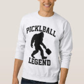 Funny Bigfoot Pickleball Legend Sweatshirt (Vorderseite)