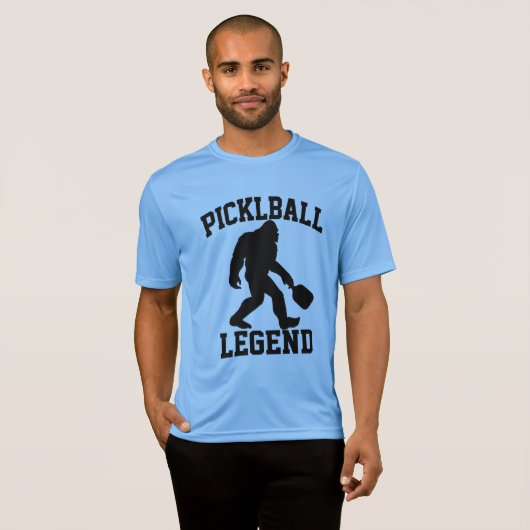 Funny Bigfoot Pickleball Legend T-Shirt (Vorne ganz)