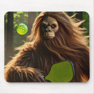 Funny Bigfoot Pickleball Mousepad