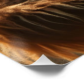 Funny Bigfoot Pickleball Poster (Ecke)