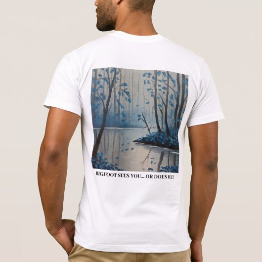 Funny Bigfoot Prank Mode T-Shirt (Rückseite)