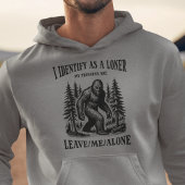 Funny Bigfoot Pronos Mens Hoodie