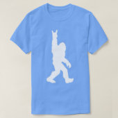 Funny Bigfoot Rock and Roll for Sasquatch Believer T-Shirt (Design vorne)