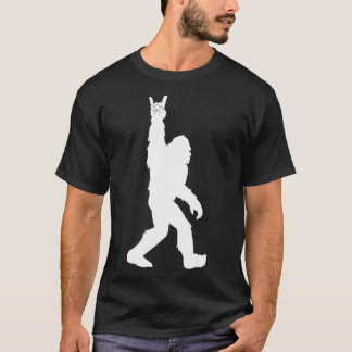 Funny Bigfoot Rock and Roll Tshirt für Sasquatch B