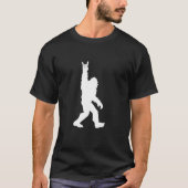 Funny Bigfoot Rock and Roll Tshirt für Sasquatch B (Vorderseite)