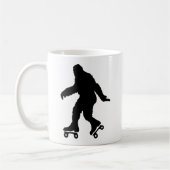 Funny Bigfoot Roller Skaten Kaffeetasse (Links)