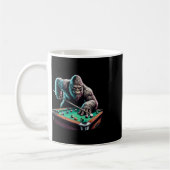 Funny Bigfoot Sasquatch Billiards Billard Pool Pla Kaffeetasse (Links)