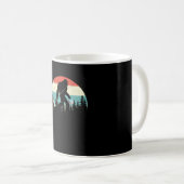 Funny Bigfoot Sasquatch Curling Cute Winter Sport Kaffeetasse (VorderseiteRechts)