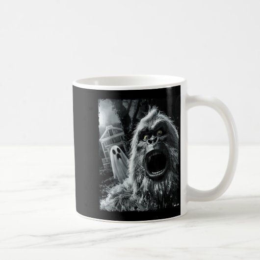 Funny Bigfoot Sasquatch Halloween Kaffeetasse (Rechts)