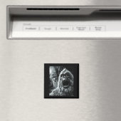 Funny Bigfoot Sasquatch Halloween  Magnet (In Situ (Geschirrspüler))