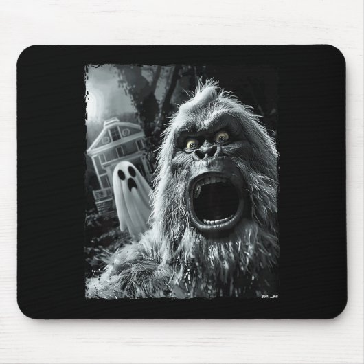 Funny Bigfoot Sasquatch Halloween  Mousepad (Vorne)