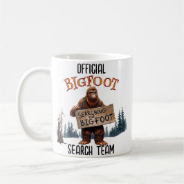 Funny Bigfoot Sasquatch im Wald Kaffeetasse