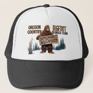 Funny Bigfoot Sasquatch im Wald Truckerkappe