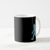 Funny Bigfoot Sasquatch Peace Sign Big Foot Squatc Kaffeetasse (VorderseiteRechts)