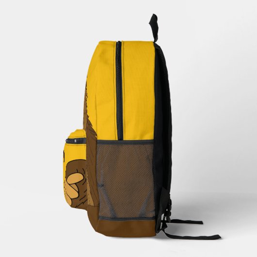 Funny Bigfoot Sasquatch Personalisiert Bedruckter Rucksack (Rechts)
