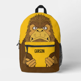 Funny Bigfoot Sasquatch Personalisiert Bedruckter Rucksack