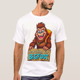 Funny Bigfoot Sasquatch Rucksack im Wald T-Shirt