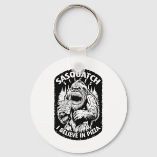 Funny Bigfoot Sasquatch Scheiben Ich glaube an Piz Schlüsselanhänger