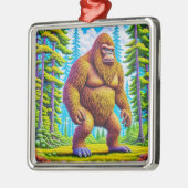 Funny Bigfoot Sasquatch Weihnachten Ornament Aus Metall (Links)