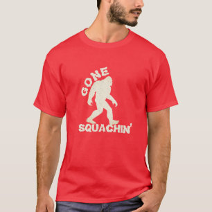Funny Bigfoot Shirt, Gone Squatchin T-Shirt