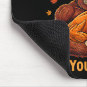 Funny Bigfoot Thanksgiving Thankful For You Forers Mousepad (Ecke)