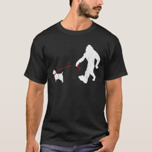 Funny Bigfoot Wandern mit australischem Terrier Do T-Shirt