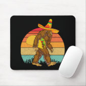Funny Bigfoot Wandern mit großem Taco Mousepad (Mit Mouse)