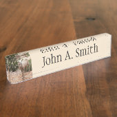 Funny Bighorn Sheep im Zion Nationalpark Namensplakette (Seite)