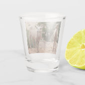 Funny Bighorn Sheep im Zion Nationalpark Schnapsglas (Rückseite)