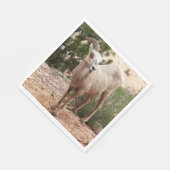 Funny Bighorn Sheep im Zion Nationalpark Serviette (Ecke)