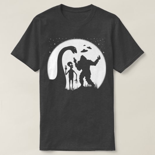 Funny Bigoot Nessie and T-Shirt (Design vorne)