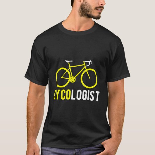 Funny Bike Reiten Langschläfchen Radfahren T-Shirt (Vorderseite)