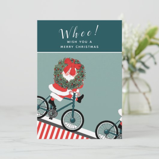 Funny Bike Weihnachten (Stehend Vorderseite)