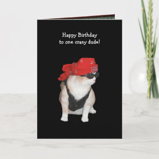 Funny Biker Cat Geburtstag von Konservativen Karte