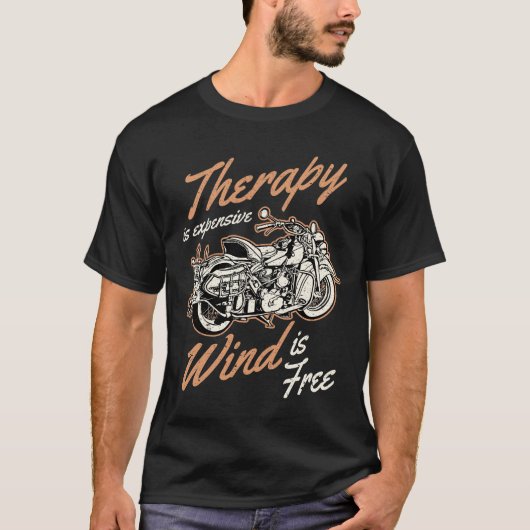 Funny Biker Quotes Motorradfahrerdesign T-Shirt (Vorderseite)