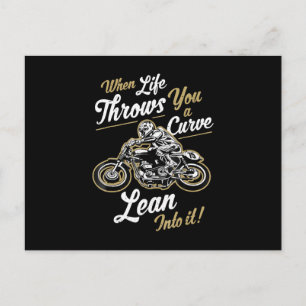 Funny Biker Quotes Sarcastic Motorrad Rider Gesche Postkarte